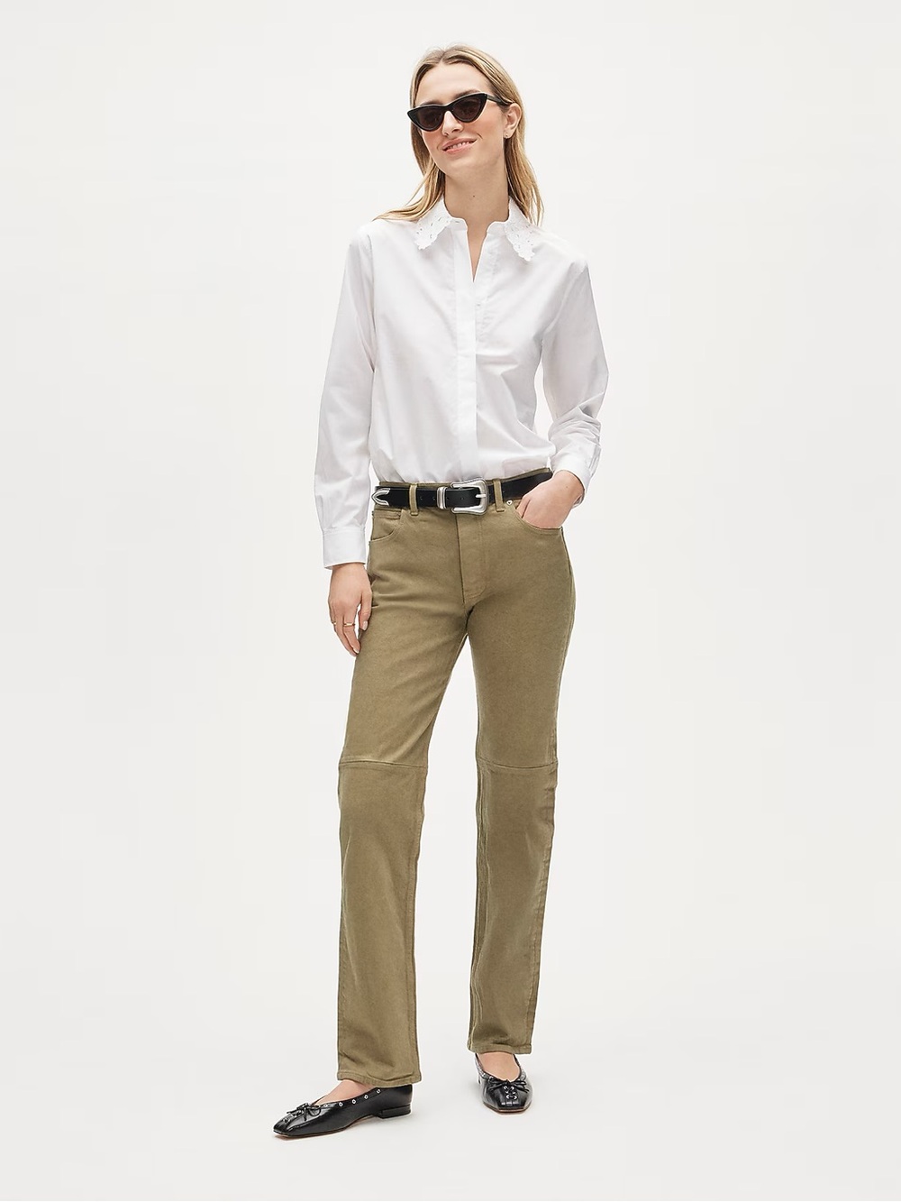 J. CREW Garment-dyed western straight jean Tuscan Olive‎ Size 24 NWT $158
CS236